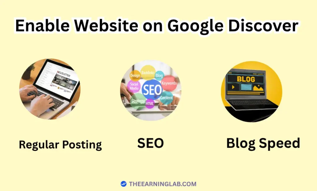 Enable Website on Google Discover