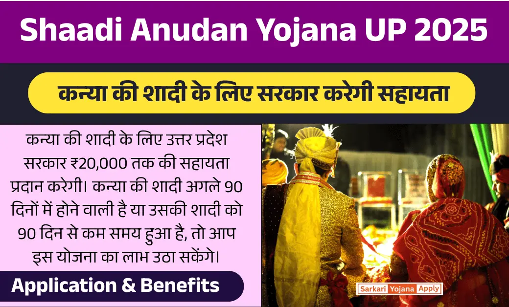 Shaadi Anudan Yojana UP 2025